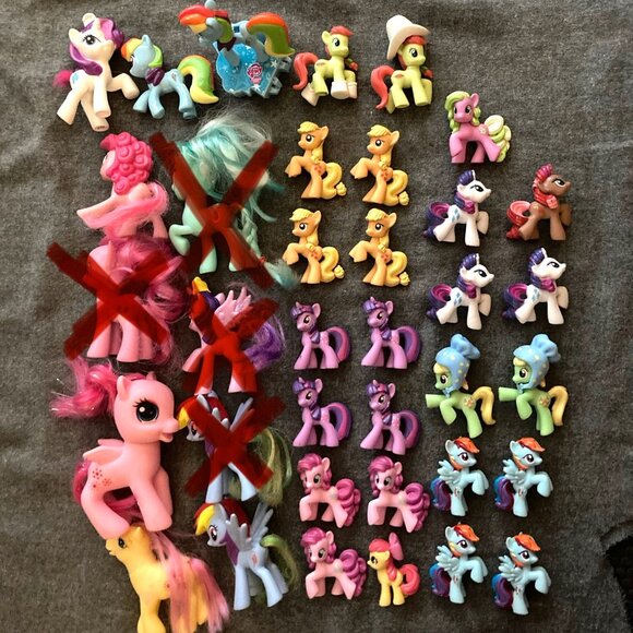 My Little Pony figurines smaller & medium sizes NOTE X's sold. - Picture 1 of 3